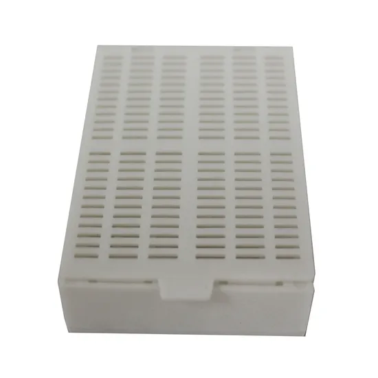 OEM aangepaste kleur Aangepast weefsel Inbedding Cassetted Box gebruikt voor histopathologielaboratoria