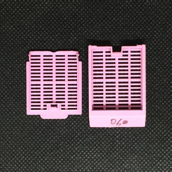 OEM ODM Aangepaste weefsel Plastic inbeddende cassettebox die wordt gebruikt voor kwaliteitscontrole